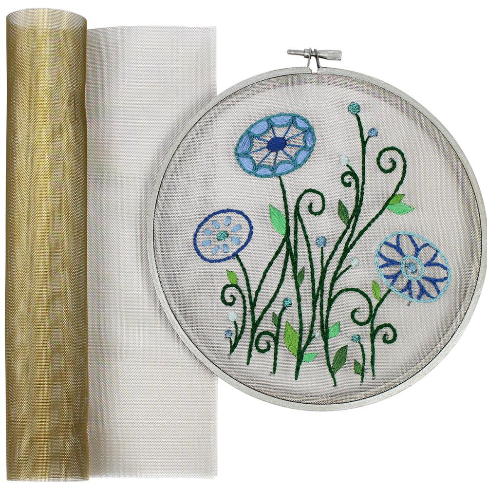 DMC Stitchable Mesh Fabric 10"X10"